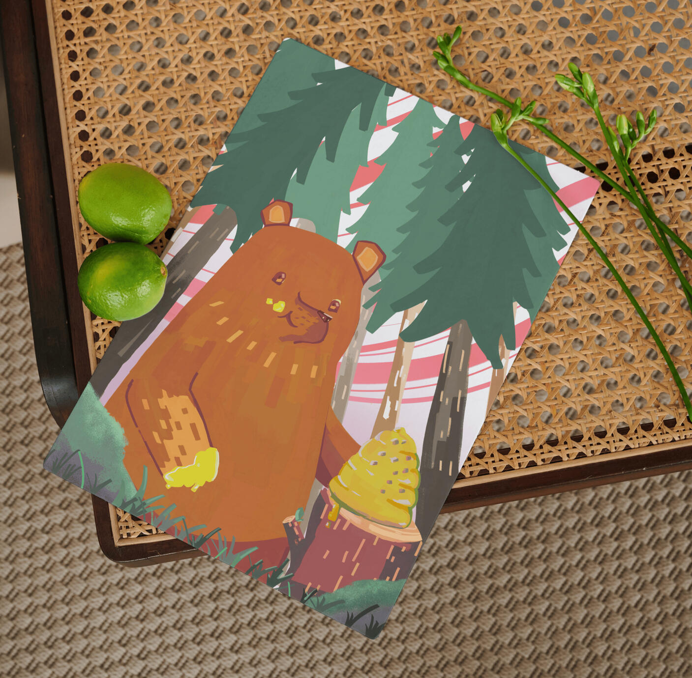 Illustrated Post Card